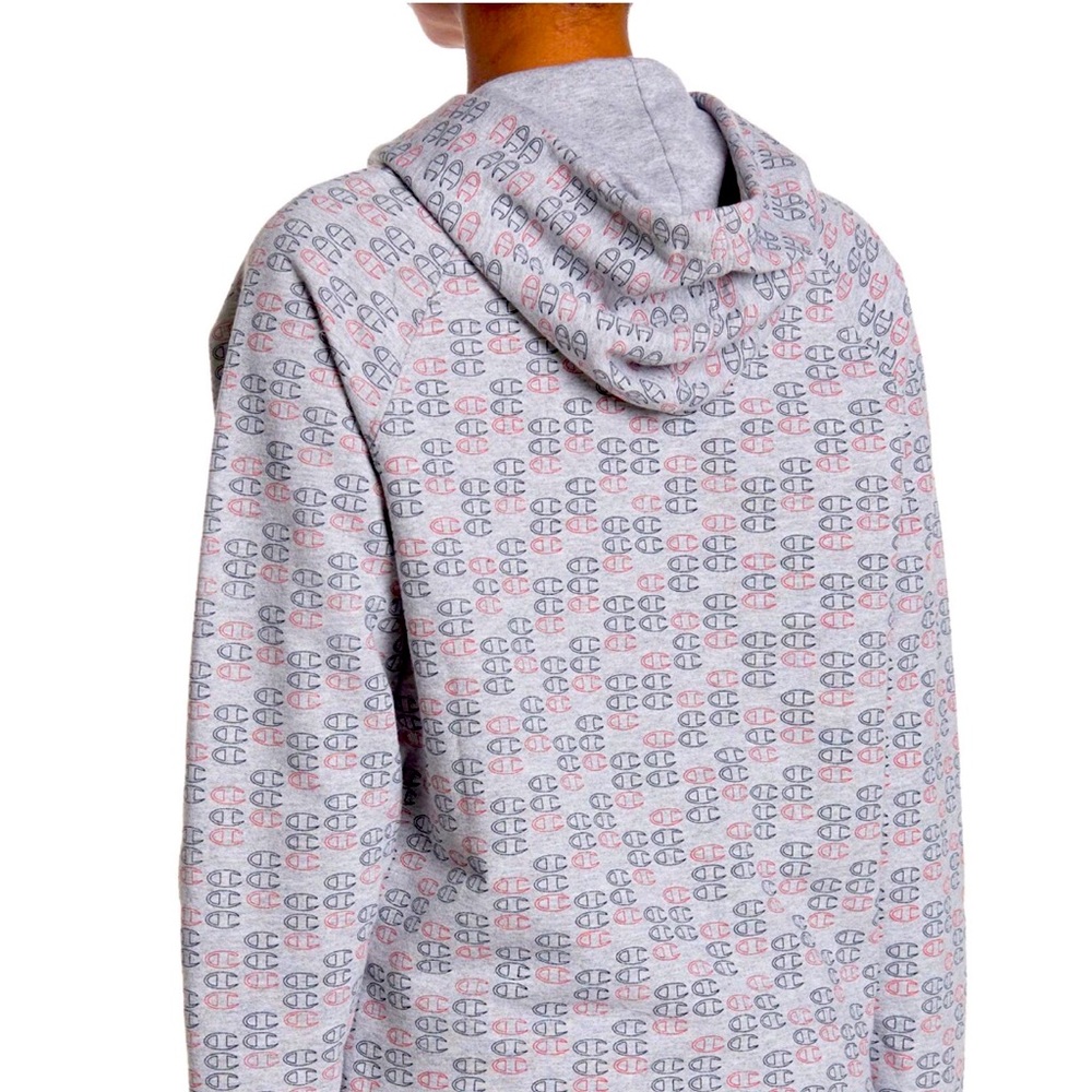 Champion Powerblend logo  Print Pullover Hoodie